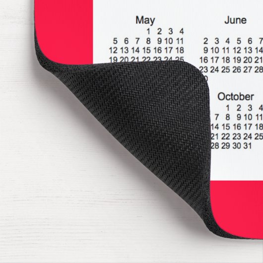 Kalender 2013 mousepad (Ecke)