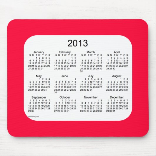 Kalender 2013 mousepad (Vorne)