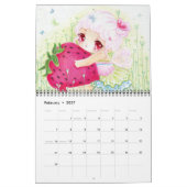 Kalender 2013 - Schöne Anime chibi Illustration (Feb 2027)