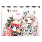 Kalender 2013 - Schöne Anime chibi Illustration (Titelbild)