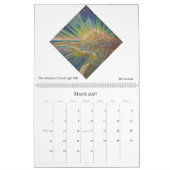 Kalender 2014, der Kunstmalereien kennzeichnet (Mär 2027)