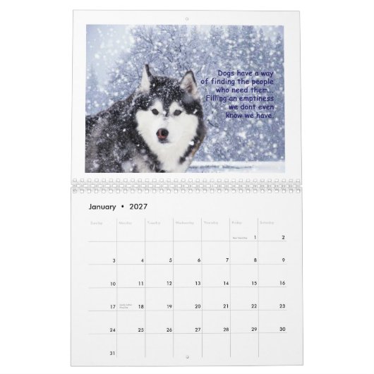 Kalender 2014 - für die Liebe der Hunde (Jan 2027)