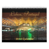 Kalender 2014 Lissabons, Portugal (Titelbild)