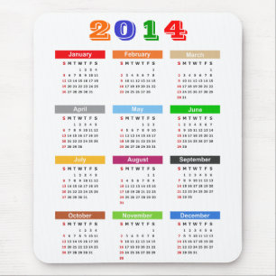 Kalender 2014 - Standardmehrfachverbindungsstelle Mousepad