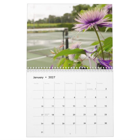 Kalender 2015:  Bilder von Tennis (Jan 2027)