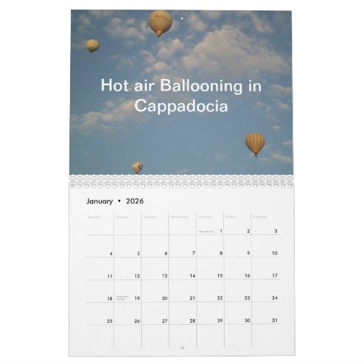 Kalender 2015 des Verzauberns von der Türkei (Jan 2026)