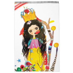 Kalender 2015 Whimsical Kinderillustrationen