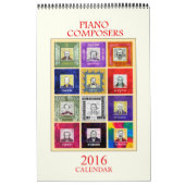 Kalender 2016 - Klassische Klavierkomponisten (Titelbild)