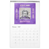 Kalender 2016 - Klassische Klavierkomponisten (Feb 2027)