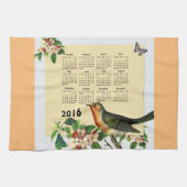 Kalender 2016 mit Vogel-Geschirrtuch Geschirrtuch (Horizontal)