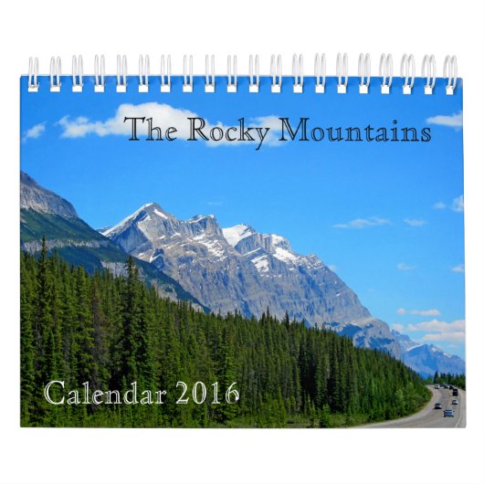Kalender 2016 - The Rocky Mountains, Kanada (Titelbild)