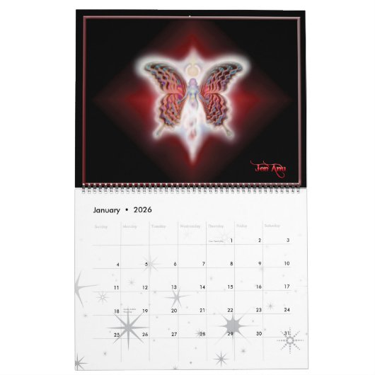 Kalender 2017 durch Jen Anu (Jan 2026)