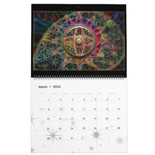 Kalender 2017 durch Jen Anu (Mär 2026)