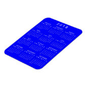 Kalender 2018 - blau magnet (Linke Seite)