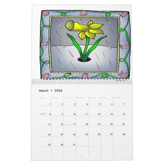 Kalender 2018 durch Margaret Scott (Mär 2026)