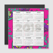 Kalender 2018 Magnetfisch und Korallen auf dem Pla Magnetkarte (Vorne/Hinten)