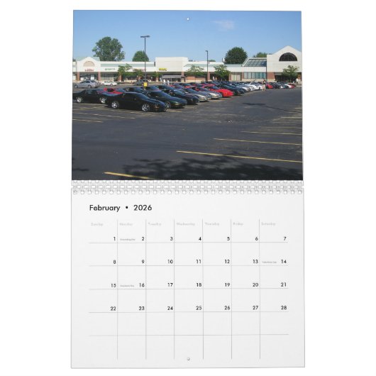 Kalender 2018 Michigans FBody (Feb 2026)