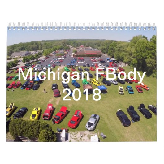 Kalender 2018 Michigans FBody (Titelbild)