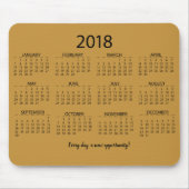 Kalender 2018 mousepad (Vorne)
