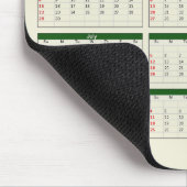 Kalender 2018 mousepad (Ecke)