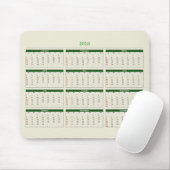 Kalender 2018 mousepad (Mit Mouse)