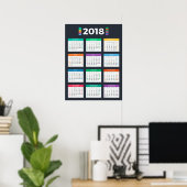 Kalender 2018 poster (Heimbüro)
