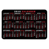 Kalender 2018 (Siehe Beschreibung der neuen Versio Magnet (Horizontal)