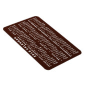 Kalender 2018 (Siehe Beschreibung der neuen Versio Magnet (Rechte Seite)