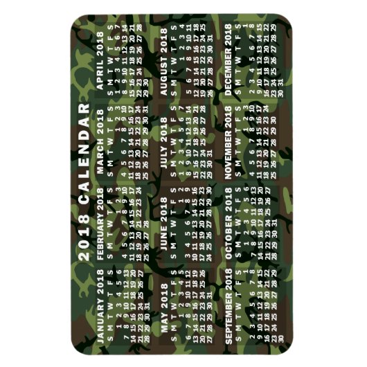 Kalender 2018 (Siehe Beschreibung der neuen Versio Magnet (Vertikal)