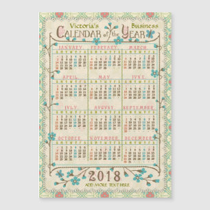 Kalender 2018 (Siehe Beschreibung der neuen Versio Magnetkarte