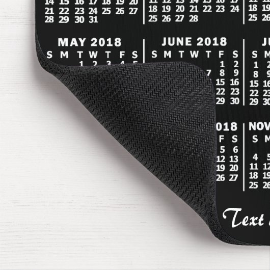 Kalender 2018 (Siehe Beschreibung der neuen Versio Mousepad (Ecke)