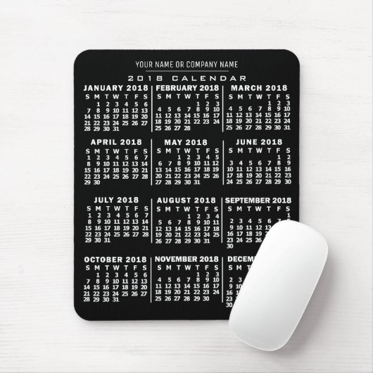 Kalender 2018 (Siehe Beschreibung der neuen Versio Mousepad (Mit Mouse)