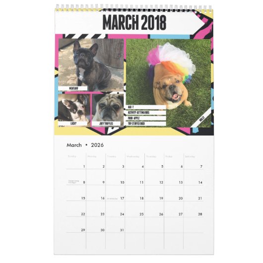 Kalender 2018 (VERGANGENE AUSFÜHRUNG) (Mär 2026)