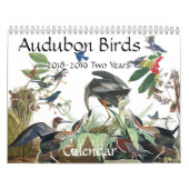 Kalender 2019 der Audubon Vogel-Tier-Tier-2018 (Titelbild)