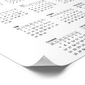 Kalender 2019 - Jahr Poster (Ecke)