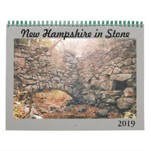 Kalender 2019 "New Hampshire in Stone"