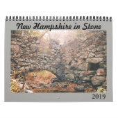 Kalender 2019 "New Hampshire in Stone" (Titelbild)
