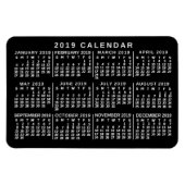 Kalender 2019 (Siehe Beschreibung der neuen Versio Magnet (Horizontal)