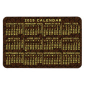 Kalender 2019 (Siehe Beschreibung der neuen Versio Magnet (Horizontal)