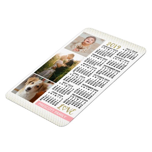 Kalender 2019 (Siehe Beschreibung der neuen Versio Magnet (Linke Seite)