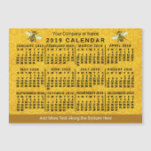 Kalender 2019 (Siehe Beschreibung der neuen Versio Magnetkarte (Vorderseite)