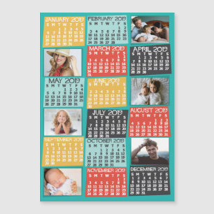 Kalender 2019 (Siehe Beschreibung der neuen Versio Magnetkarte