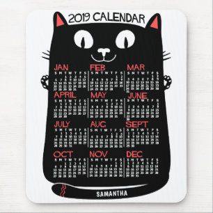 Kalender 2019 (Siehe Beschreibung der neuen Versio Mousepad