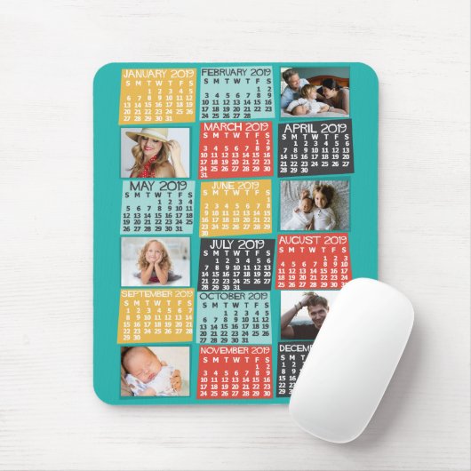 Kalender 2019 (Siehe Beschreibung der neuen Versio Mousepad (Mit Mouse)