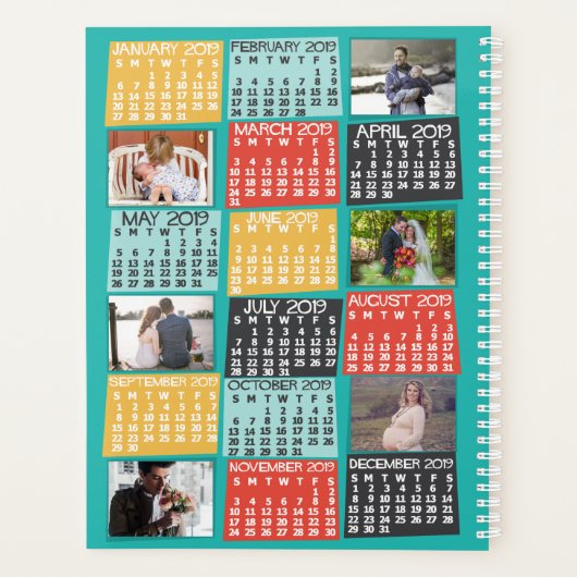 Kalender 2019 (Siehe Beschreibung der neuen Versio Planer (Rückseite)