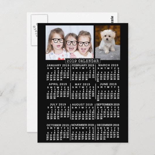 Kalender 2019 (Siehe Beschreibung der neuen Versio Postkarte (Vorne/Hinten)