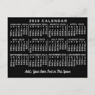 Kalender 2019 (Siehe Beschreibung der neuen Versio Postkarte