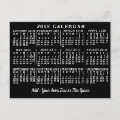 Kalender 2019 (Siehe Beschreibung der neuen Versio Postkarte (Vorderseite)