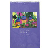 Kalender 2019 - Vögel und Häschen (Titelbild)