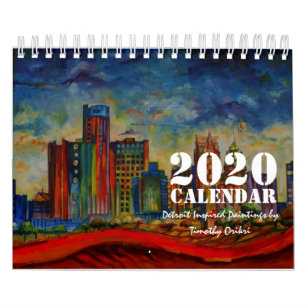 Kalender 2020 (Bilder von Detroit )